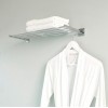 Rack porte serviettes à coller Duo Square par Bath+