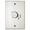 Plaque Rectangulaire Habillage Thermostat Nickel Brossé 115x80 mm pour une épaisseur de 3mm MELJAC - Valente Design