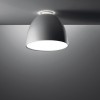 Plafonnier Nur Mini gris aluminium anodisé Artemide