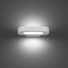 Applique Talo LED blanc alumée vue de face Artemide