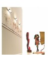 Applique Talo LED chrome mise en scène  Artemide