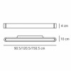 Applique Talo 90 LED dimmable  plan Artemide