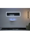 Lave-mains moderne silenzio LED dans chambre par la marque Antonio Lupi - Valente Design