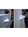 Lave-mains contemporain silenzio LED dans chambre par la marque Antonio Lupi - Valente Design