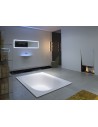 Salle de bain avec une vasque silenzio LED de la marque Antonio Lupi - Valente Design