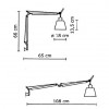 Applique Tolomeo Basculante Parete parchemin  Artemide