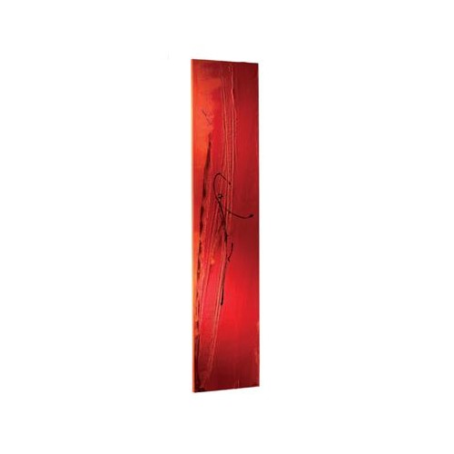 Chauffage Rosso de Johanne Cinier de profil - Valente Design