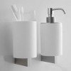Porte brosse à dents et distributeur de savon liquide de la collection Play pour la marque Antonio Lupi - Valente Design