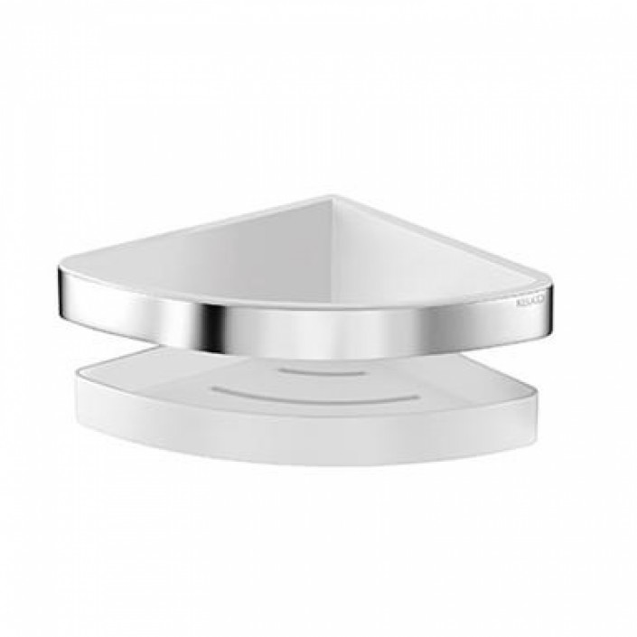 Retrouvez chez Valente Design le porte savon d'angle de douche de la collection Moll pour la marque Keuco