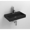 Lave mains 38 cm  en céramique noir mat Mini Wash Me pour la marque Clou