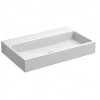 Lave mains 38 cm sans percement Mini Wash Me  en céramique blanche pour la marque Clou