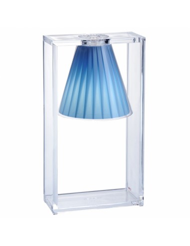 Lampe de table Kartell Light Air bleu ciel - Lampe haut de gamme à poser