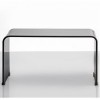 Banc douche decor walther noir en acrylique