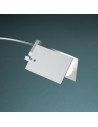 Lampe de table Falena aluminium anodisé FontanaArte Valente Design détail