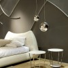 promotion suspension Globo Di Luce petit modèle chromé vue d'ensemble Fontana Arte - Valente Design