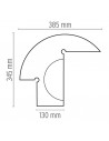Lampe de table Biagio plan de flos 