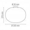 Plafonnier Glo-Ball C1 plan de flos