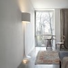 Applique murale encastrée Soft Spun L blanche mise en situation Flos