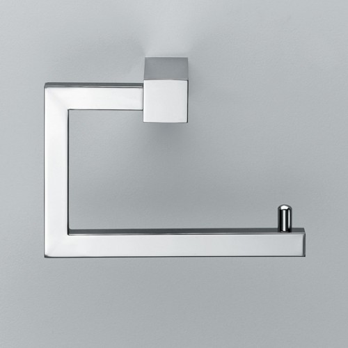 Porte rouleau anneau Corner CO TPH3 chromé Decor Walther Valente Design mise en scène