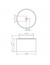 plafonnier de salle de bain Arezzo plan  astro lighting plan