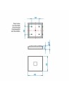 plafonnier Mashiko 400 plan astro lighting - Valente Design