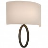 Applique lima bronze et abat-jour  tissus blanc Astro Lighting - 60W halogène