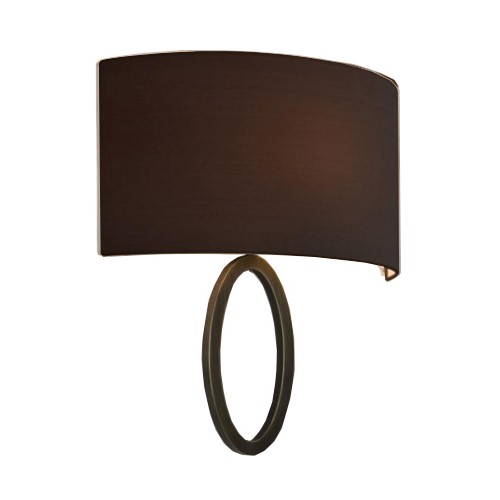 Applique murale Lima bronze abat-jour noir Astro Lighting 60W halogène