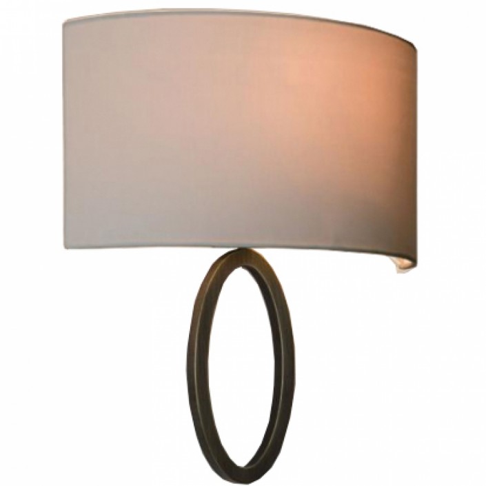 Applique murale Lima bronze abat-jour huitre Astro Lighting 60W halogène