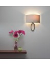 applique huitre lima bronze tissu abat-jour huître  Astro Lighting