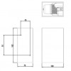 Applique Oslo 160 led  astro lighting schéma plan