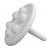 Bouchon Mini Wash Me blanc réalisé en silicone pour la marque Clou