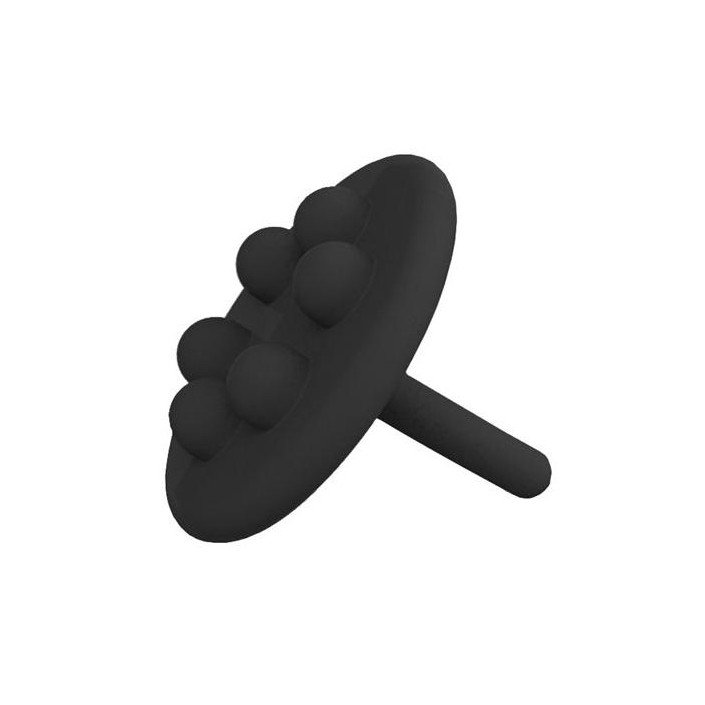 Bouchon Mini Wash Me noir réalisé en silicone pour la marque Clou
