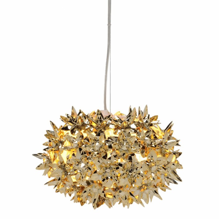 Bloom Metal Hanging small doré Kartell - Valente Design
