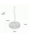 Dimension Bloom Metal Hanging small Kartell - Valente Design