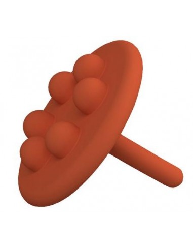 Bouchon Mini Wash Me orange réalisé en silicone pour la marque Clou