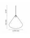 Suspension String light Cone Head Flos