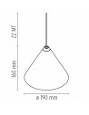 Suspension String light Cone Head Flos