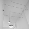 Suspension String light Sphere Head 2 têtes mise en situation Flos