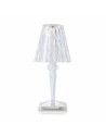 Lampe de table sans fil Battery transparent cristal Kartell - Valente Design