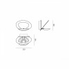 Applique Pirce Micro Led blanche Artemide