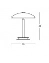  lampe de table bis fontana arte plan