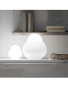 lampe a poser daruma 40cm mise en scène Fontana Arte