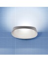 applique bonnet fontana arte blanche en aluminium