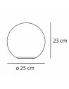 Lampe à poser Dioscuri 25 plan Artemide