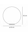 dimensions Lampe à poser Dioscuri 42 plan Artemide 