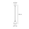 suspension pipe LED  plan Artemide