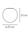 Applique dioscuri 25 plan Artemide