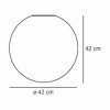 Applique / Plafonnier dioscuri 42 plan Artemide