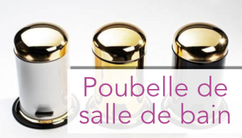Poubelle de salle de bain