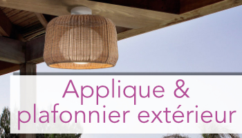 Applique et plafonnier extérieur